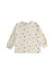 Girl's 100% Cotton Fabric Beige Color Colorful Patterned Long Sleeve Interlock Pajama Set - 5