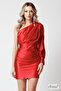 ✨ Rochie elegantă cu un umăr gol - 2