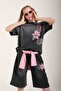 Girl's 8151 Single Jersey Floral Printed Set