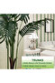 Artificial Palm Tree Fake Palm Tree Faux Tropical Areca Floor Plant for Home Office Indoor Decor - 8