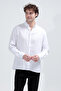 Men's Long Sleeve Buttoned 100% Cotton Shirt White - 1001 - 6