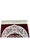 Luxury Soft Prayer Mat Floral Design Non-Slip Seccade Carpet - 4