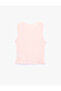 Ruffle Detail Bürümcük Crew Neck Sleeveless Blouse - 5