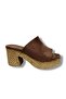 Champs-elysees k500-26 suede anatomical wedge heel women's slipper - 2