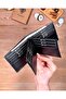 Genuine Leather Wallet with Double Coin Compartments and Plenty of Card Slots 2145