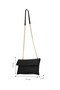 Women's Crossbody Messenger Bag Black Cn7654T – Casual Stylish Design, Lightweight and Convenient - 6