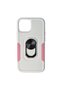 Husa TPU+PC Shockproof Ring Case Apple iPhone 13 Mini Alb