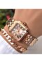 Women's Wristwatch - Adjustable Steel Band - Comes with a Bracelet Gift - 3