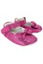 Baby Girl Fuchsia Powder Shiny Bow Ballet Flats Shoes