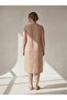 Sleeveless V-Neck Plus Size Casual Dress Mink - 4