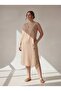 Sleeveless V-Neck Plus Size Casual Dress Mink - 3
