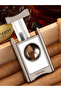 Luxury V-Cut Cutter Stainless Steel Cutter Zinc Alloy Blade Semi-Automatic Cutter - Dark Grey - 3