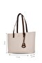 Women's Shoulder Bag Ecru-Brown Cn7663T – Casual Stylish Design, Lightweight and Convenient - 6