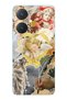 Vivo Y27 Compatible Angels and Sculpture Collage Patterned Transparent Phone Case