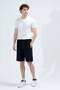 Men's Elastic Waist Lace-Up Double Pocketed Shorts Navy Blue - 26Y 2290 - 3