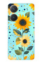 Vivo Y27 Compatible Sunflower Patterned Patterned Transparent Phone Case