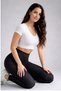 Black High-Waisted Leopard Print Leggings - Women's Sports & Casual Wear - 3
