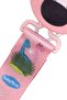 Unisex Pink Animal Printed Fabric Pacifier Strap - 2