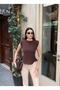 Linda Fabric Padded Shoulders Blouse |   Strong & Flawless - 7