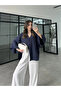 Button Detailed Oversize Shirt Blouse - 2