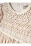 Lace Embroidered Bohemian Style Baby Dress - 3