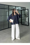 Button Detailed Oversize Shirt Blouse - 6