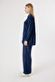 6153 - Comfortable Casual Slim Women's Denim Shirt and Pants Set - 7