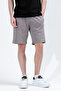 Men's Elastic Waist Lace-Up Double Pocketed Shorts Ash - 26Y 2290 - 5