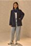 Basic Gabardine Jacket Navy Blue