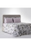 Florissa Spring Texture King Size 100% Aegean Cotton Duvet Cover Set - Bed Sheet Pieces - 4 Pillow Pieces Lilac - 3