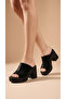 Summer Women's High Straw Look Wedge Heeled Slippers Sandals Shoes - 4