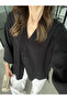 Button Detailed Oversize Shirt Blouse - 4