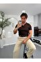 RL İnce Fitilli Henley Yaka Tshirt