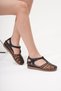 Mira Women's Leather Orthopedic Sandals Shoes Suitable for Heel Spurs and Bone Protrusions - 3