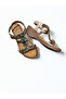 26Y226 Women's Stoned Filled Sole Comfort Sandals - 2