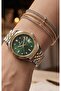 Green Stone Dial with Calendar Display Stylish Women's Watch Suitable for Use in Everyday Life - 4