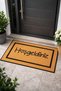 Welcome Non-Slip Sole Washable Digital Colorful Door Mat Indoor & Outdoor Mat