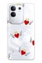 Vivo Y29 Compatible Angel Heart Patterned Transparent Phone Case