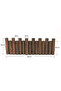 FFD Decorative Wooden Garden fence Interlocking Border Panels Garden Edging Landscape Picket Border - 3