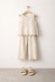 Girl's 2-Piece Set Lace-Like Knit Knitwear Cropped Pants Set Wedding Special Occasions Holiday Daily - 2