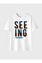 White Basic Crew Neck Cotton Knit T-Shirts - 2