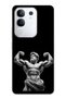 Vivo Y29 Compatible Ancient Statue Muscular God Patterned Transparent Phone Case