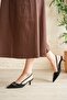 Women's Paris Slim Short Heeled Shoes - Black Suede - 2