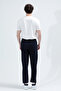Men's Adjustable Waist Zippered Pocket Sweatpants Navy Blue - 26m 3179 - 4