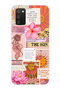 Samsung Galaxy A02S Compatible Solar Tarot Patterned Transparent Phone Case