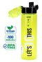 Water Bottle Tritan Wide Mouth Water Bottle Lets Do This Sports Bottle Water Bottle Bpa-Free 630 ml Yellow 0102 - 3