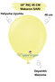 18 Inch 45 cm Balloon |   Big Size Balloon |   Macaron Yellow