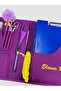 Tablet/Book/Laptop Bag 14 Inch - Magnificent Birds Patterned/ Purple - 5