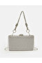 Women Gold Glitter Embellished Clutch