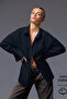 Women's Oversize Shirt Long Sleeve Basic Loose Cut Poplin Trendy Stylish Casual Shirt
